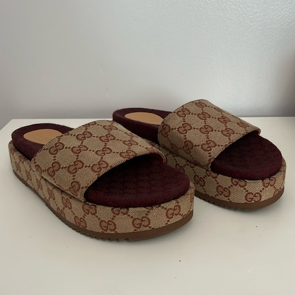 Slide platform sandals - Picture 1 of 4